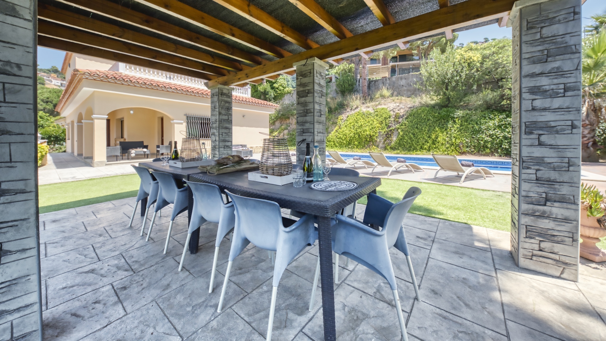 Holiday villas Costa Brava Spain - Villa Paris - Lounge area
