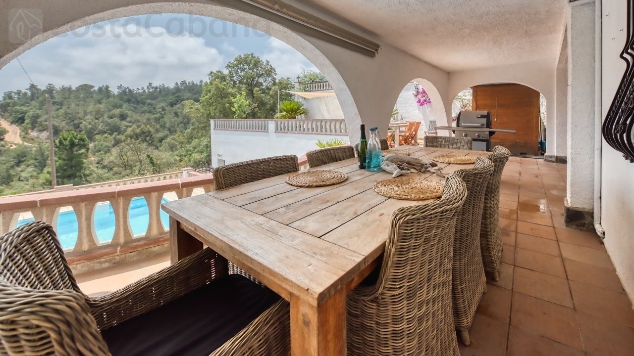 Vakantievilla's Costa Brava Spanje - Villa Santa Maria - BBQ gebied