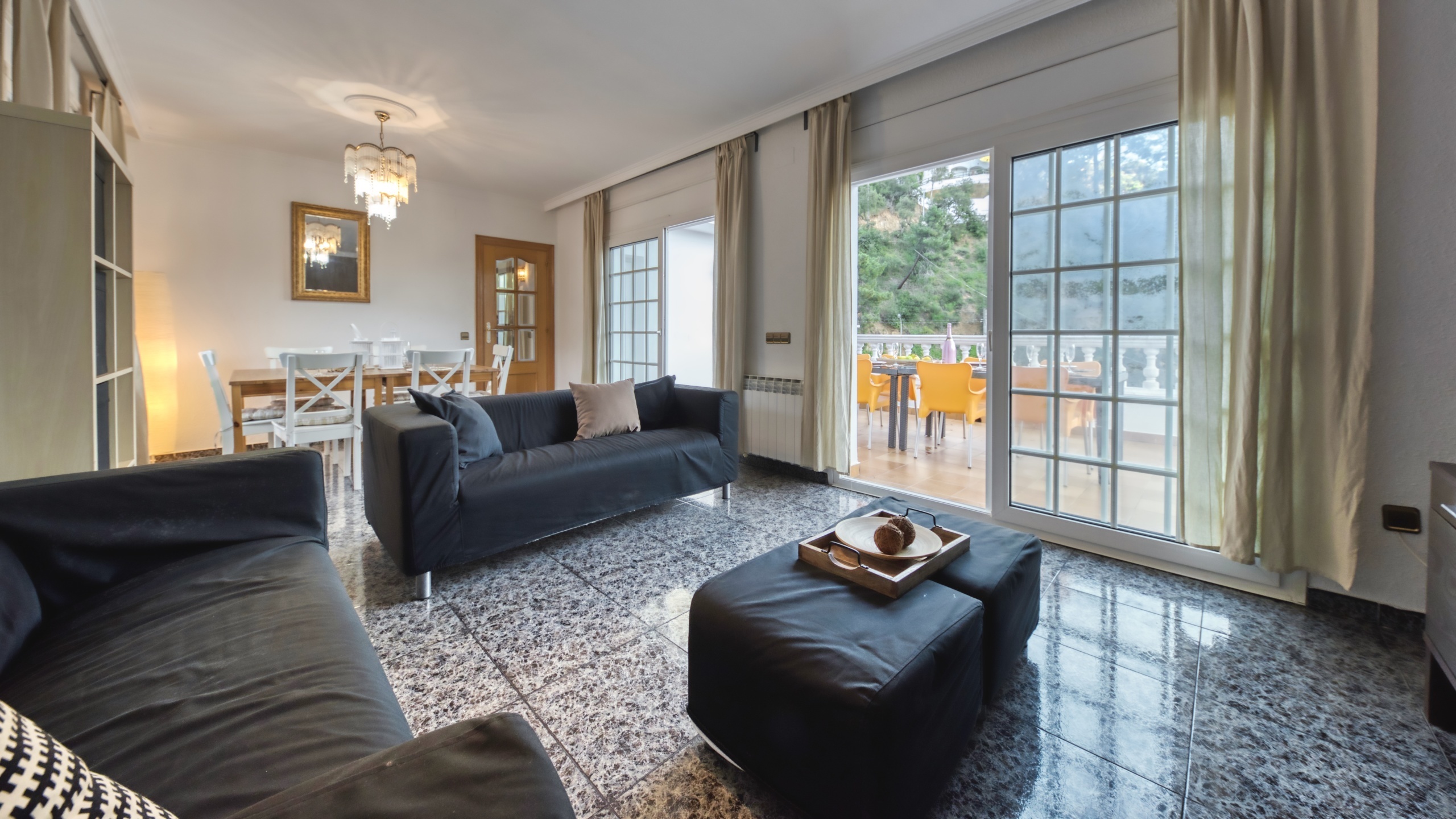 Holiday villas Costa Brava Spain - Villa Rosa - Living area