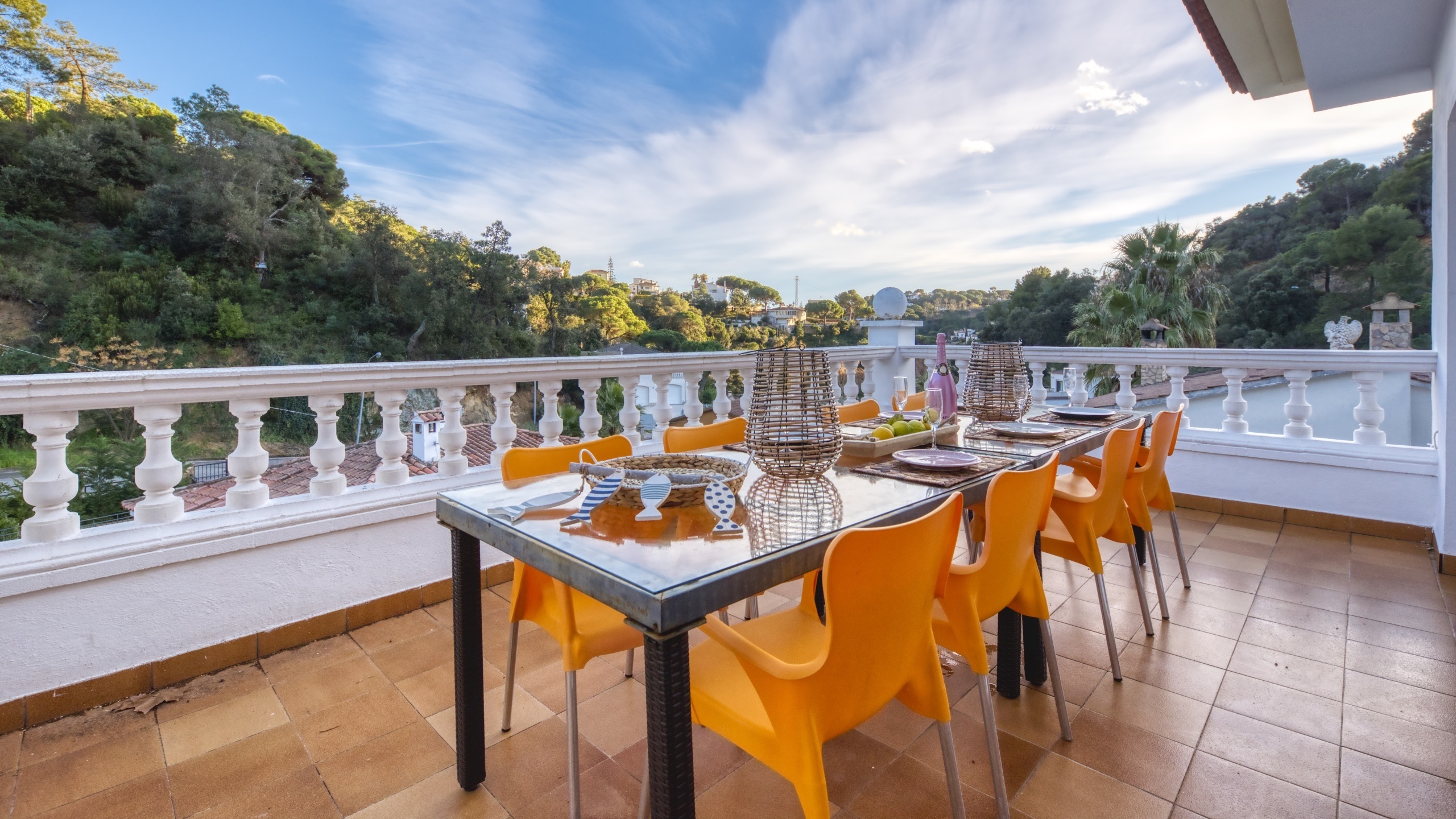 Holiday villas Costa Brava Spain - Villa Rosa - Terrace