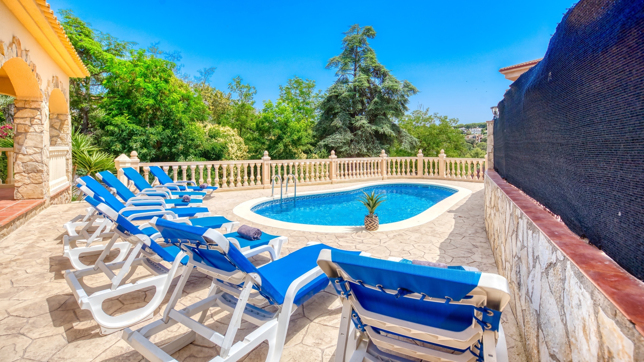 Holiday villas Costa Brava Spain - Villa Sarai - One of the views