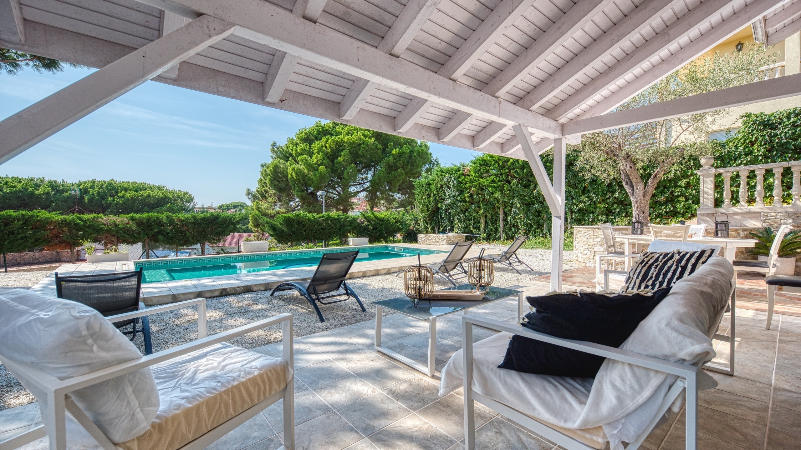 Holiday villas Costa Brava Spain - Villa PrimaDonna - Lounge area