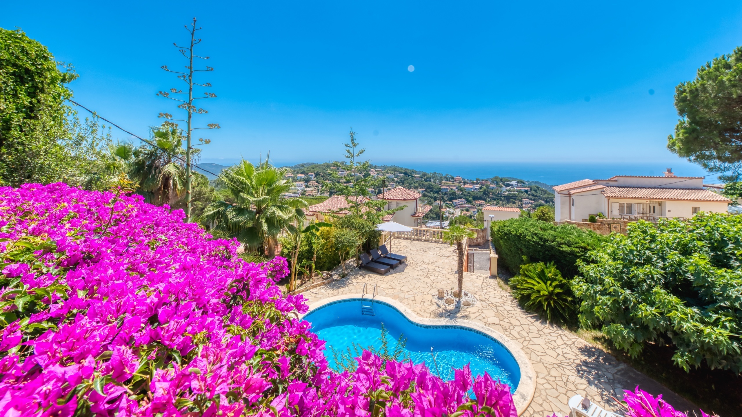 Holiday villas Costa Brava Spain - Villa Amalia - One of the views