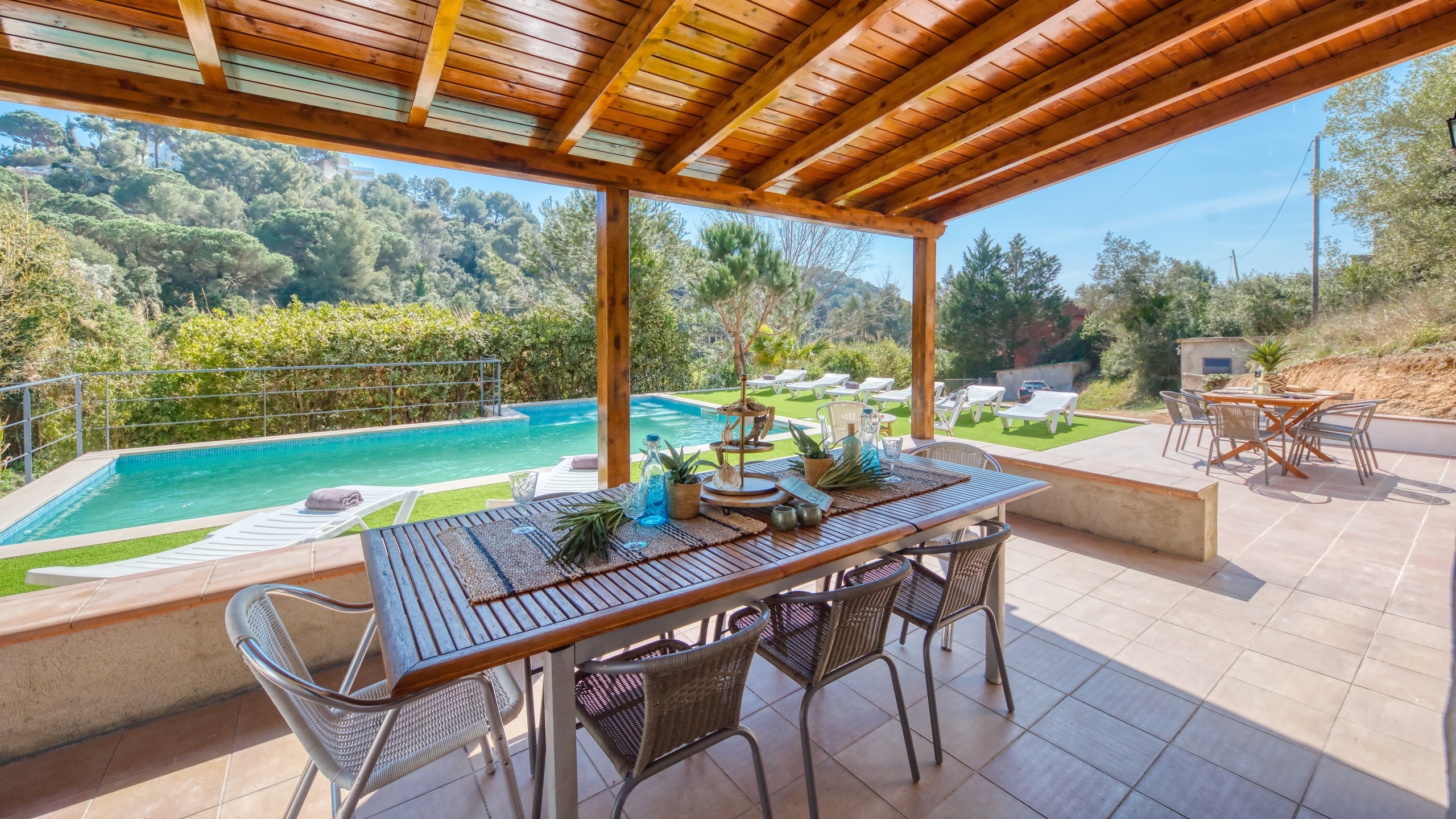Holiday villas Costa Brava Spain - Villa Pilar - Terrace
