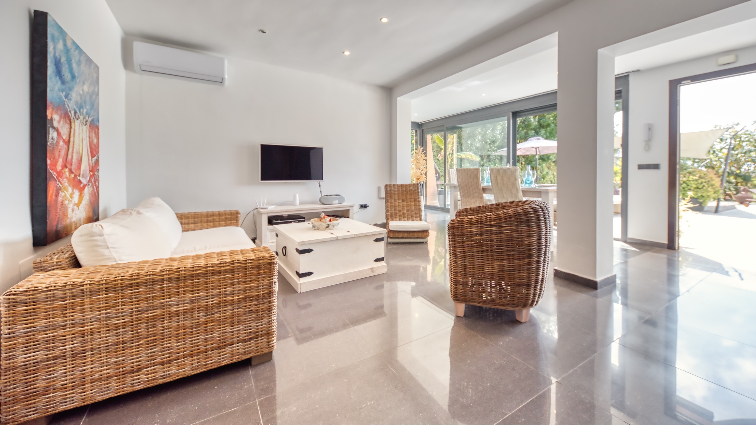 Holiday villas Costa Brava Spain - Villa Olivia - Living area