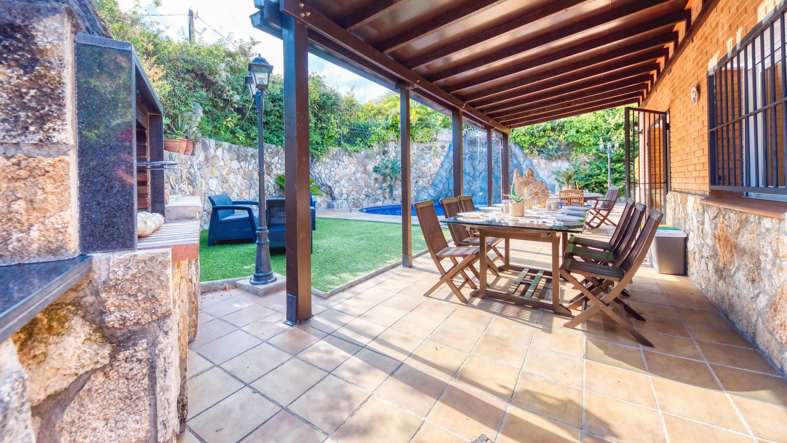 Holiday villas Costa Brava Spain - Villa Alba - Terrace