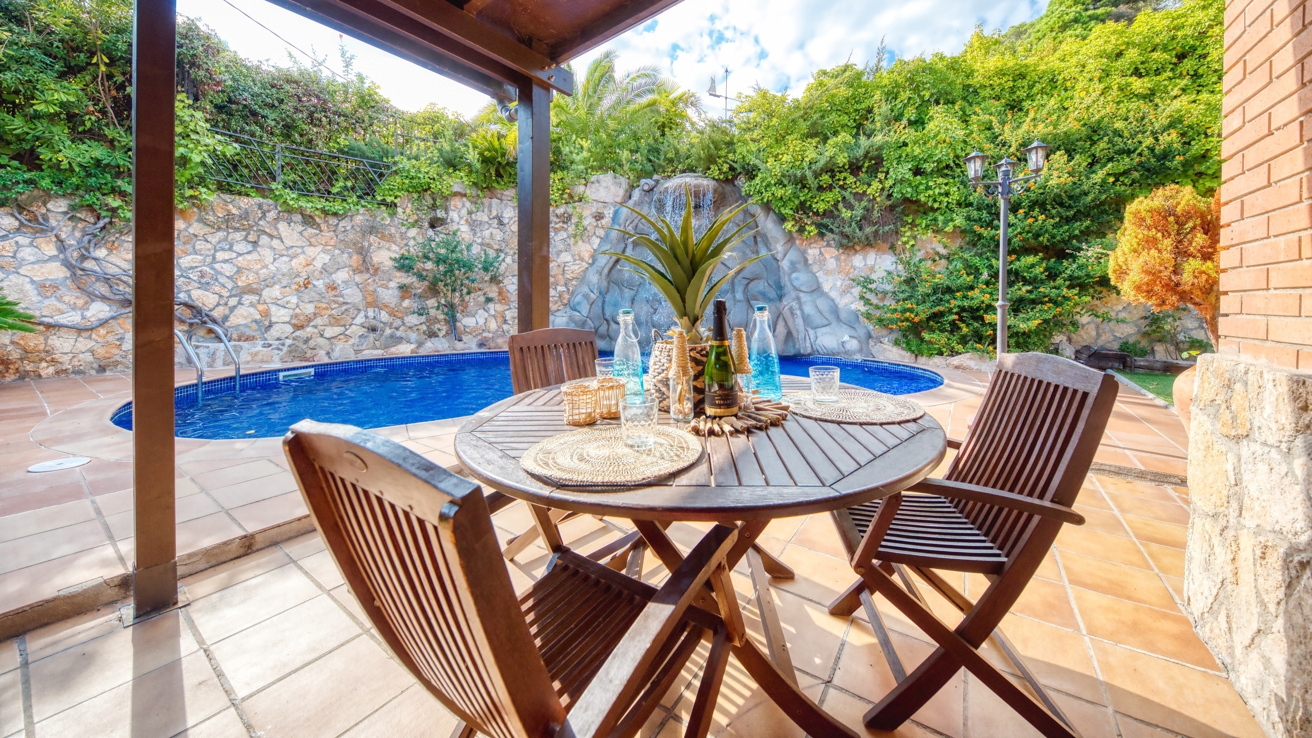 Holiday villas Costa Brava Spain - Villa Alba - Terrace