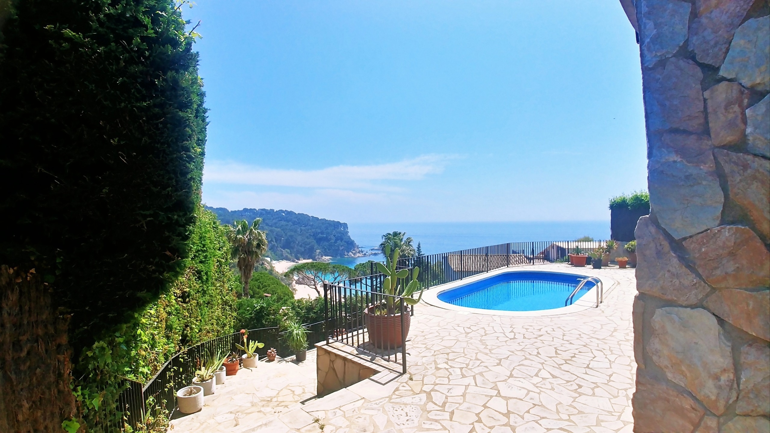 Holiday villas Costa Brava Spain - Villa Flor - One of the views