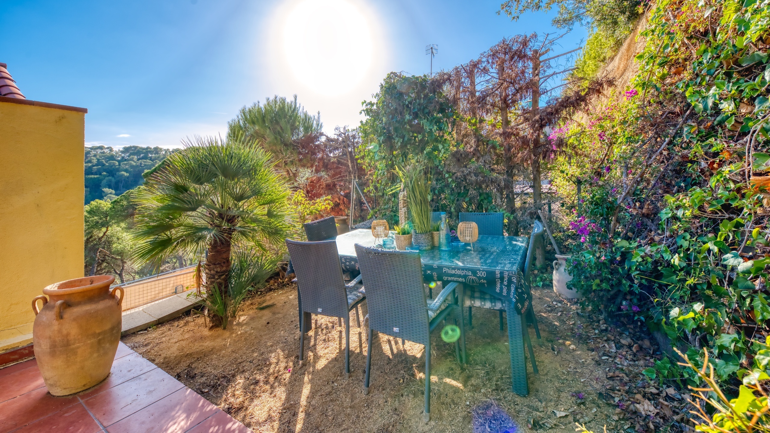 Holiday villas Costa Brava Spain - Villa Santa Cristina - Terrace
