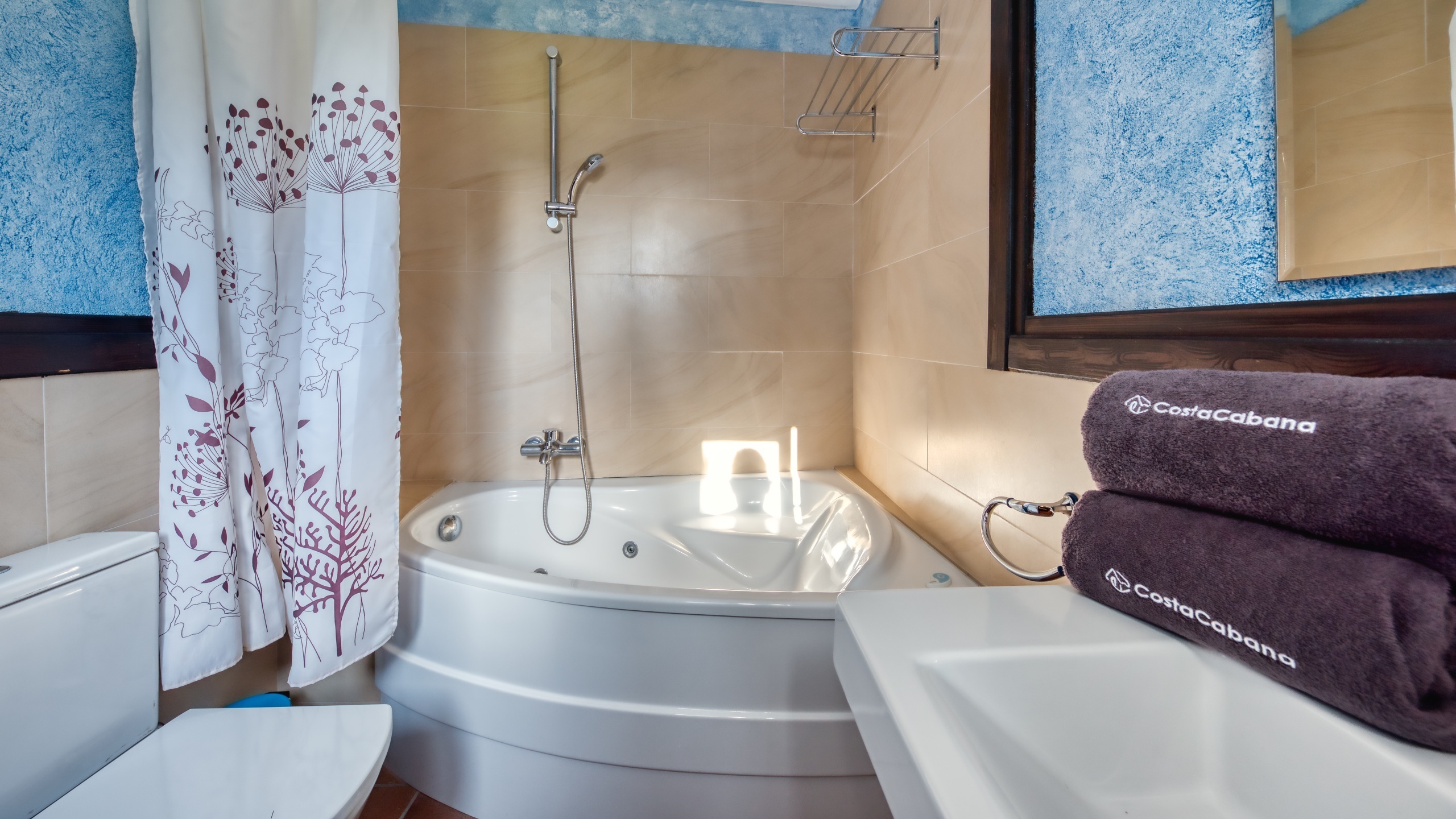 Holiday villas Costa Brava Countryside Spain - Villa Can Bernardi - En-suite bathroom