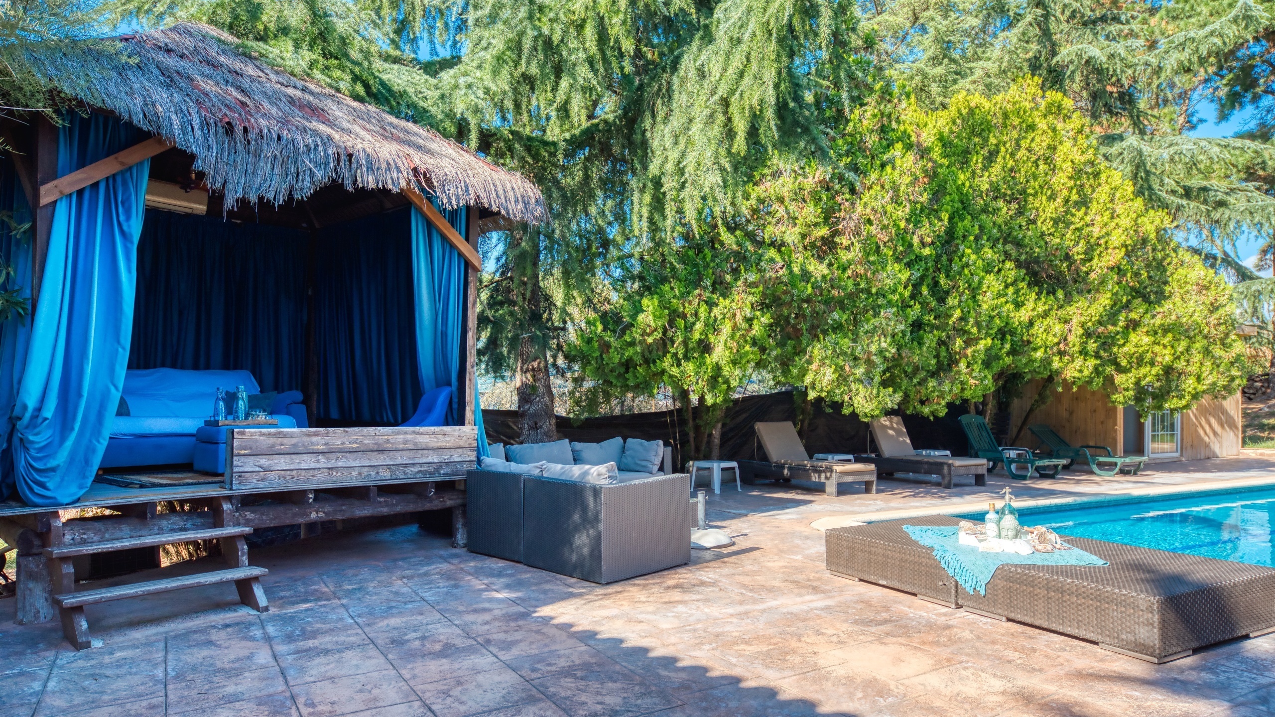 Holiday villas Costa Brava Countryside Spain - Villa Can Bernardi - Lounge area