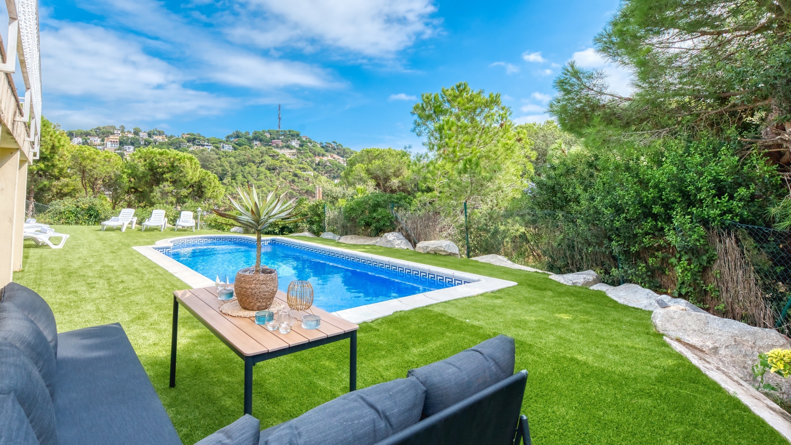 Holiday villas Costa Brava Spain - Villa La Luna - Lounge area