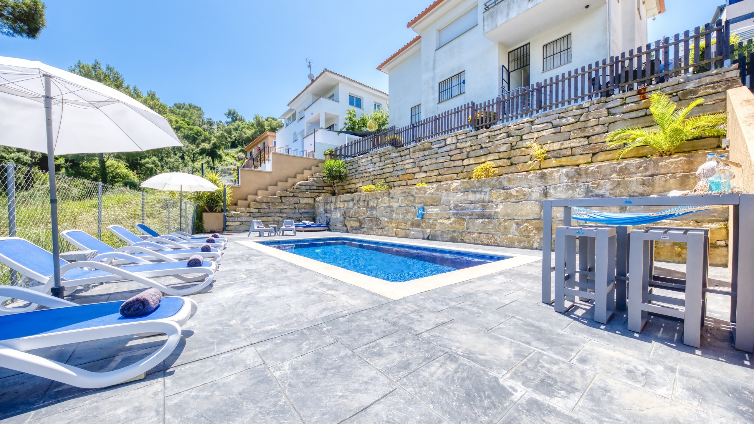 Holiday villas Costa Brava Spain - Villa Fransisca - Swimming pool