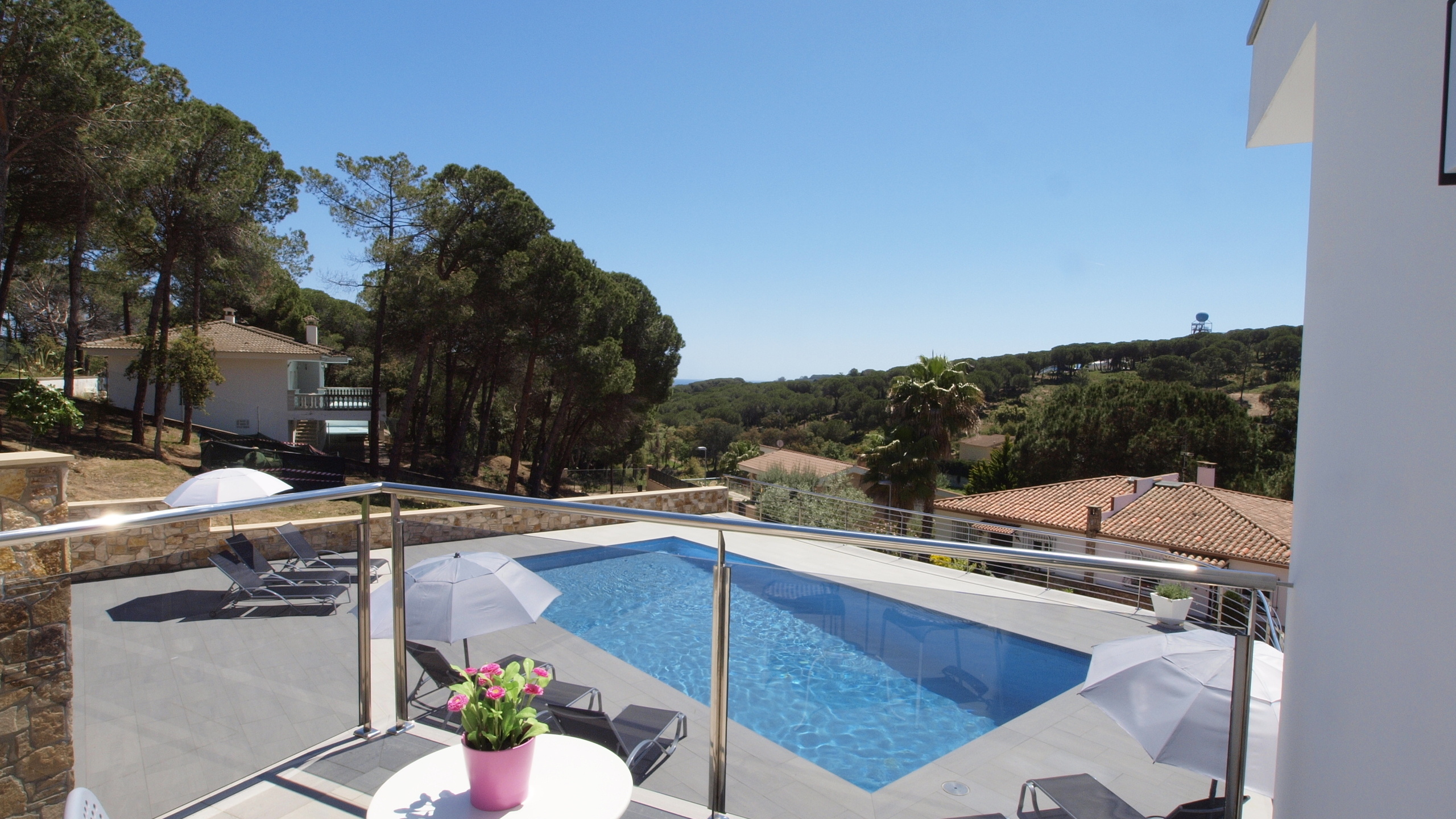 Holiday villas Costa Brava Spain - Villa SummerDream - One of the views