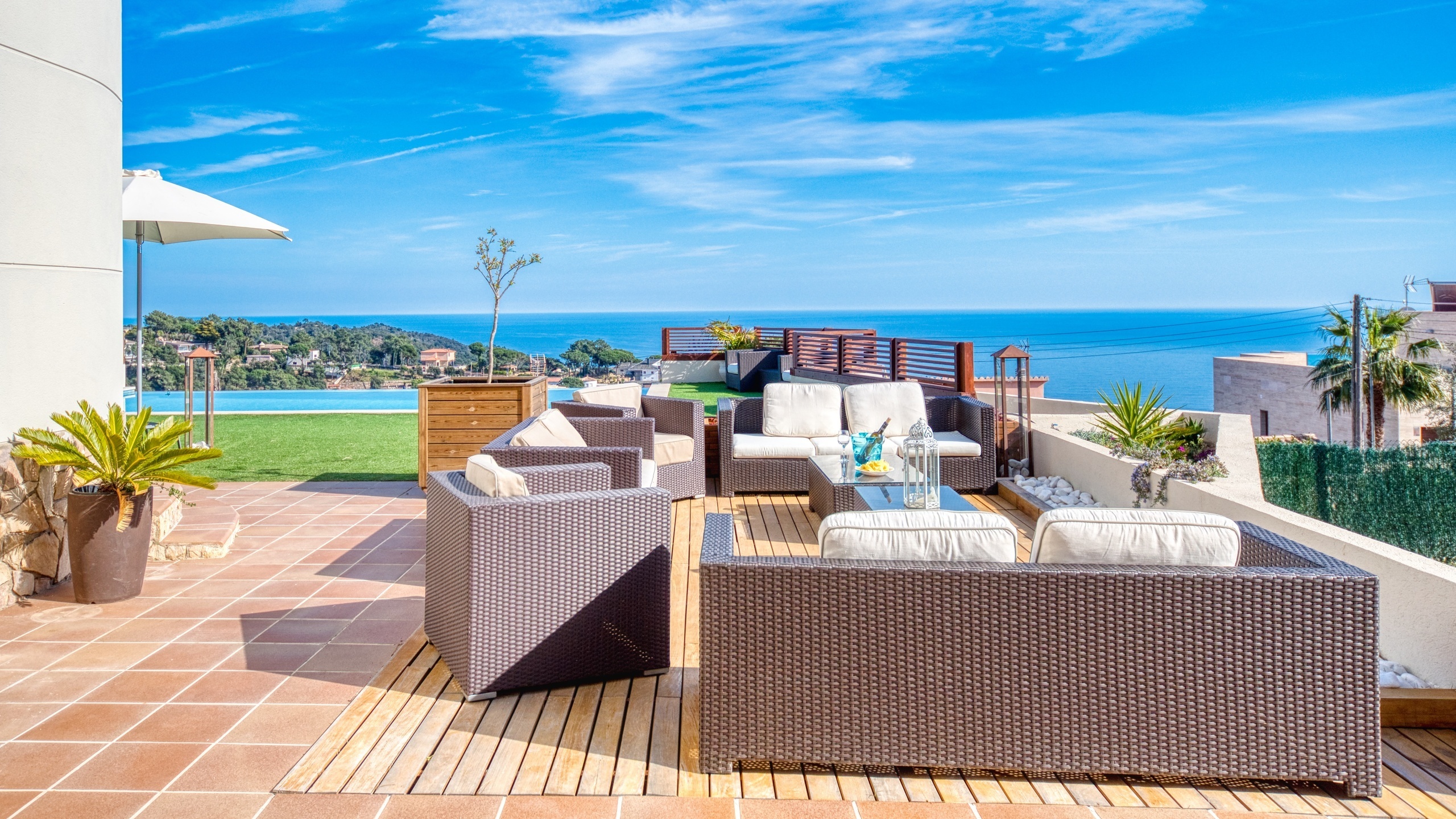 Holiday villas Costa Brava Spain - Villa Chanel - Lounge area