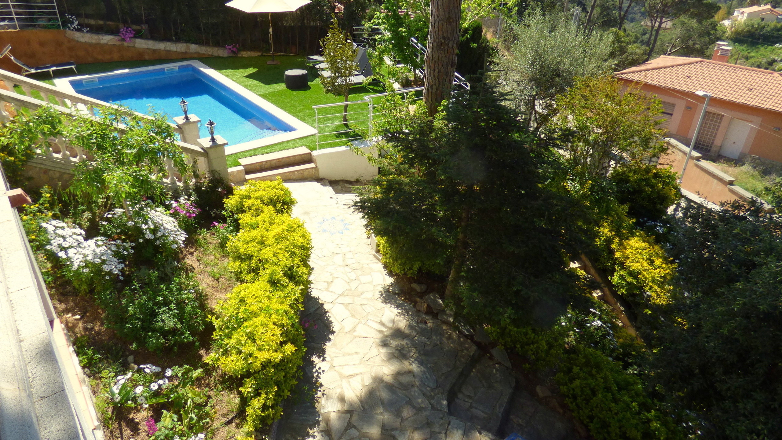 Holiday villas Costa Brava Spain - Villa Noa - Garden
