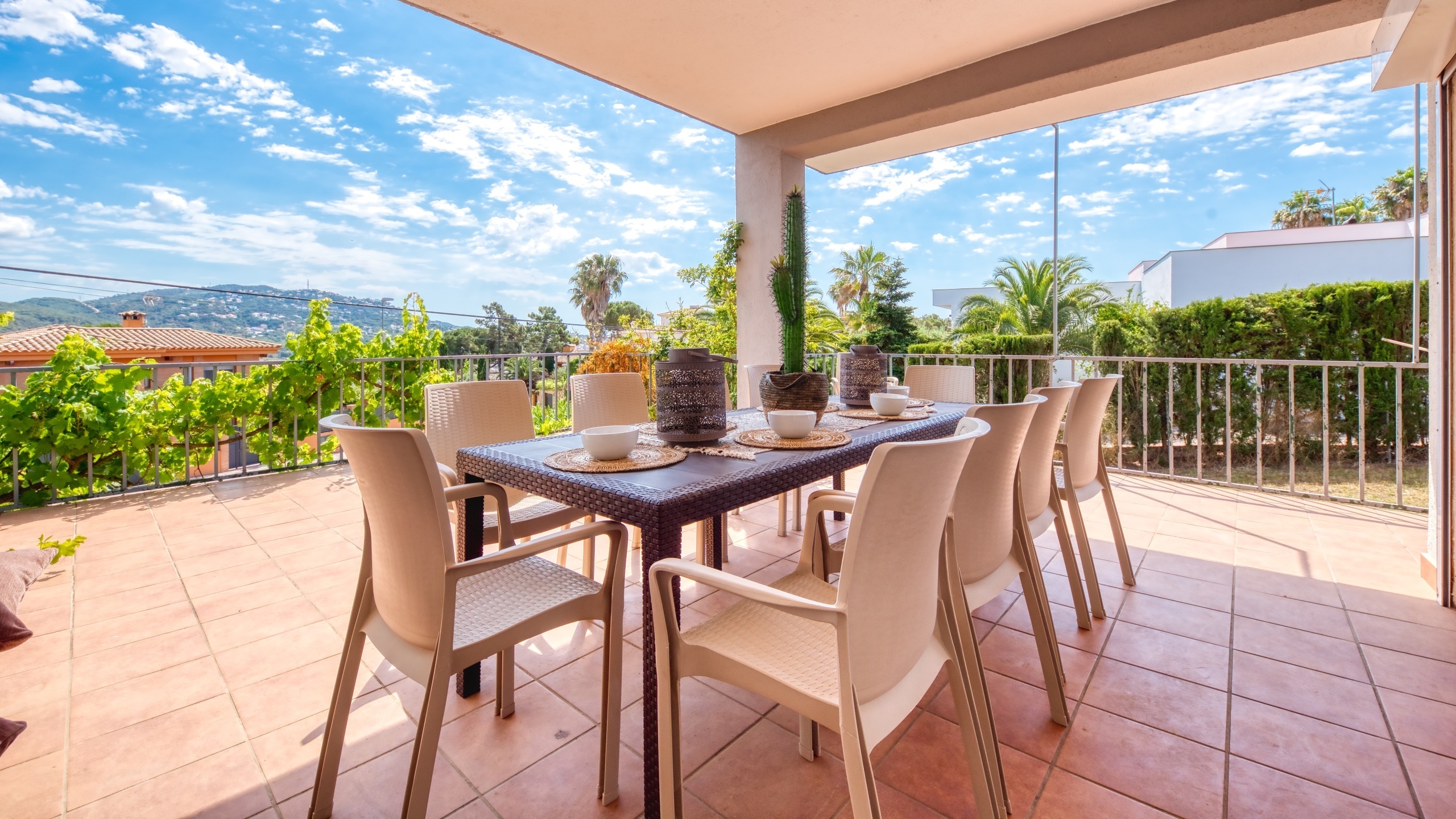 Holiday villas Costa Brava Spain - Villa Yara - Terrace