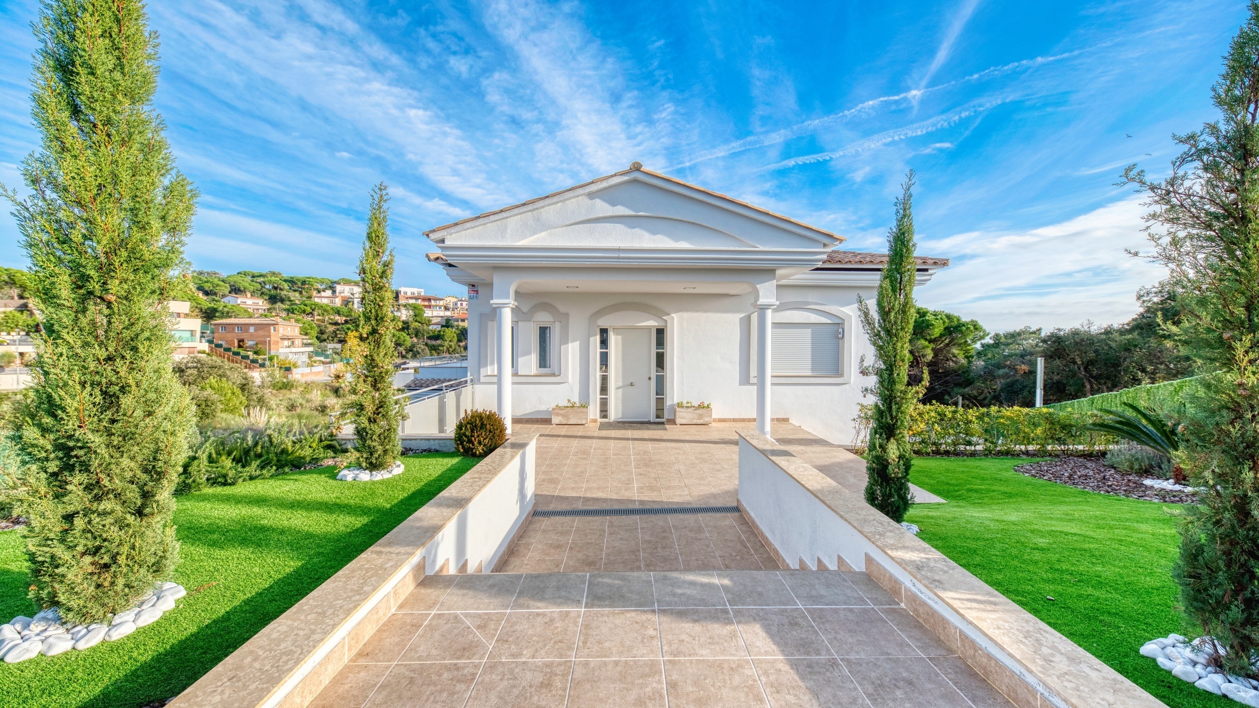 Vakantievilla's Costa Brava Spanje - Villa Madison - Ingang