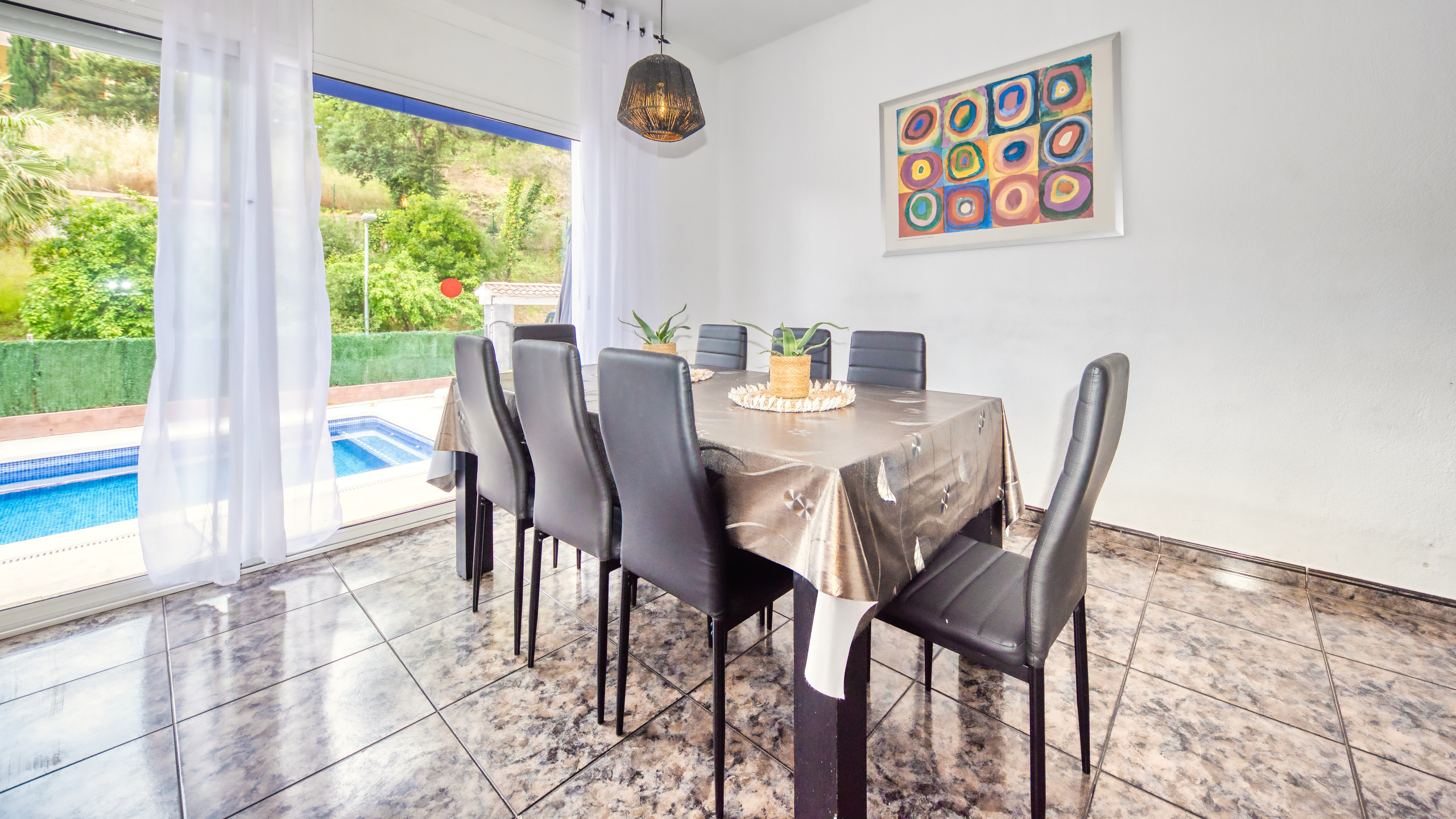 Holiday villas Costa Brava Spain - Villa Zarita - Dining area