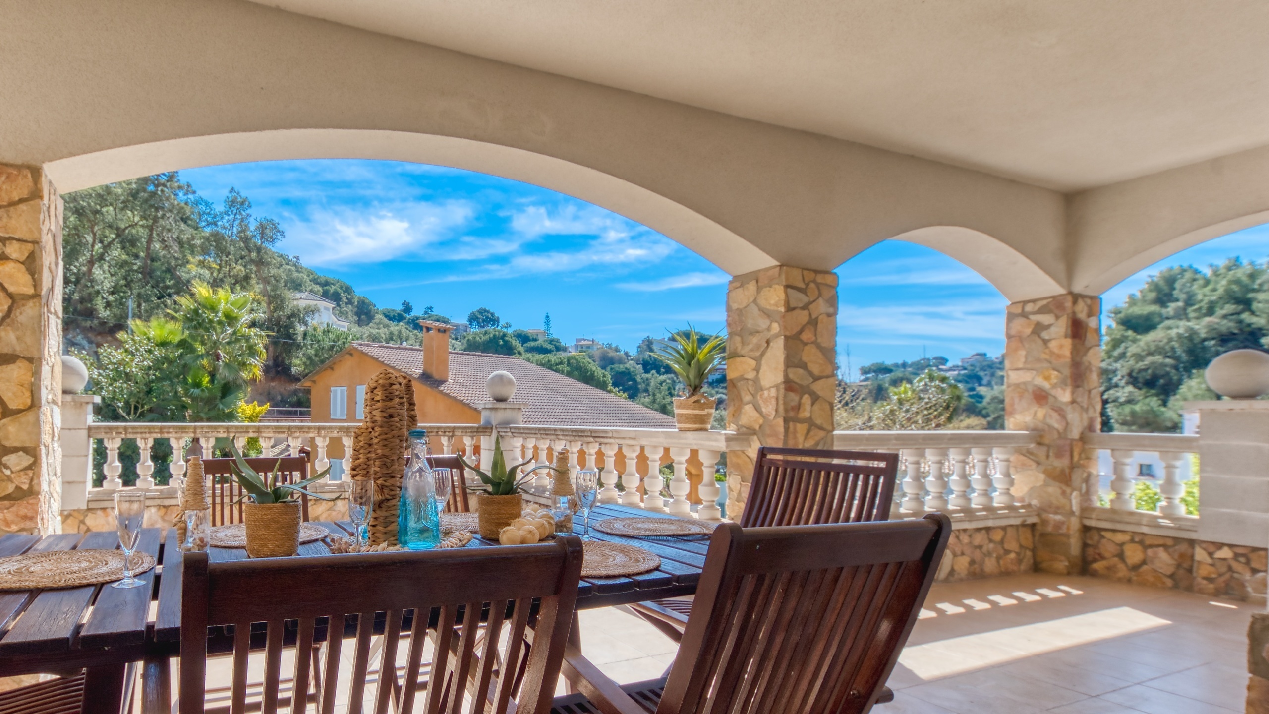 Holiday villas Costa Brava Spain - Villa Valeria - Terrace