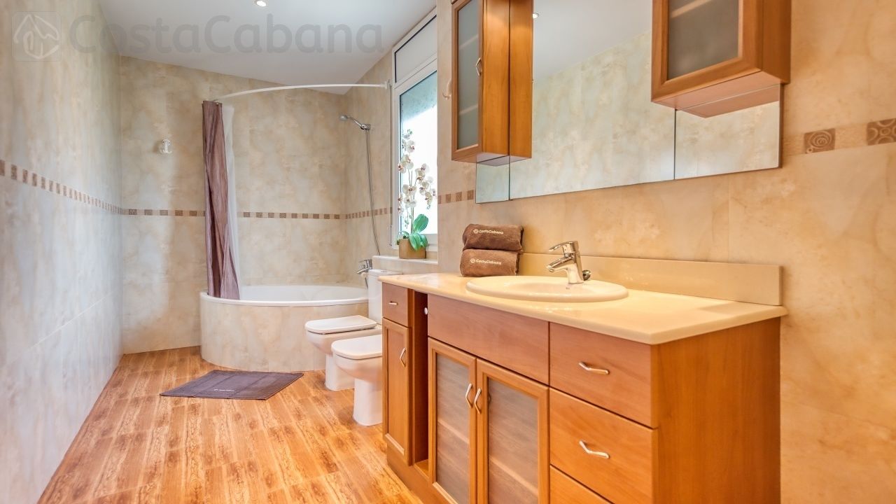 Villas de vacaciones Costa Brava España - Villa Primavera - Baño