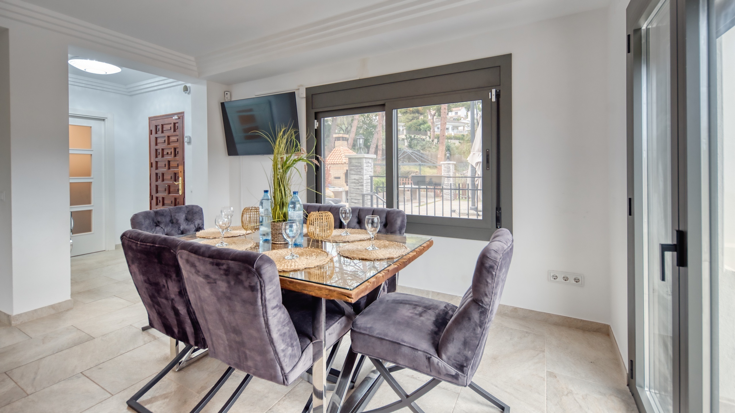 Holiday villas Costa Brava Spain - Villa Palmera - Dining area