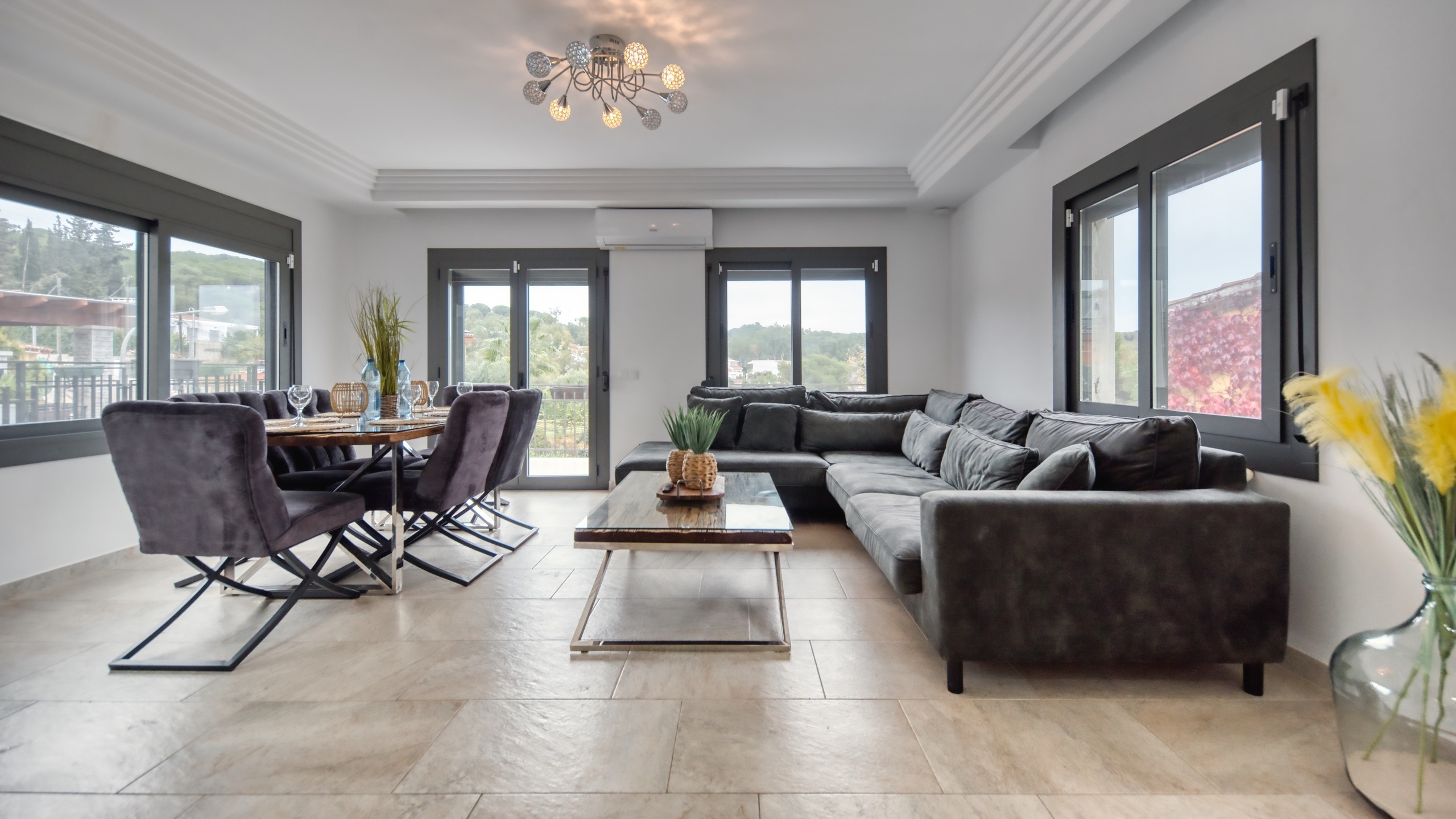 Holiday villas Costa Brava Spain - Villa Palmera - Living area