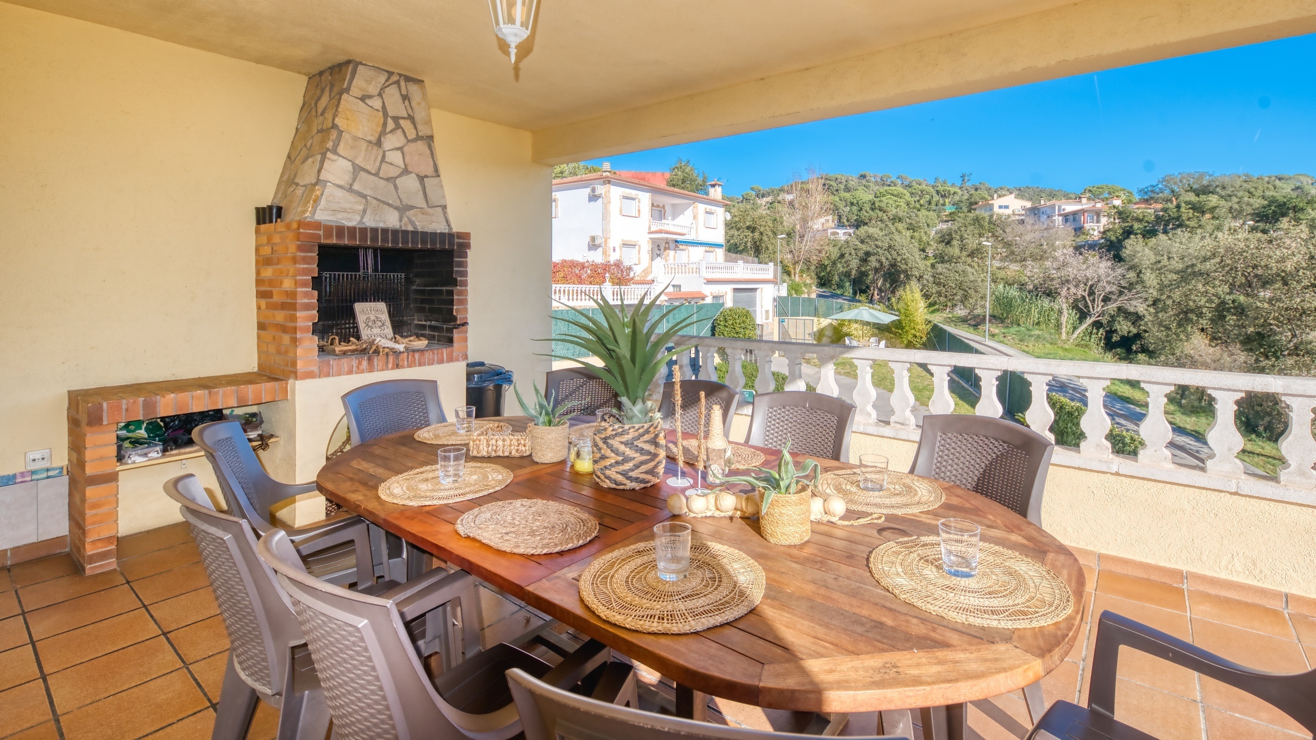 Villas de vacances Costa Brava Espagne - Villa Holiday - Espace barbecue