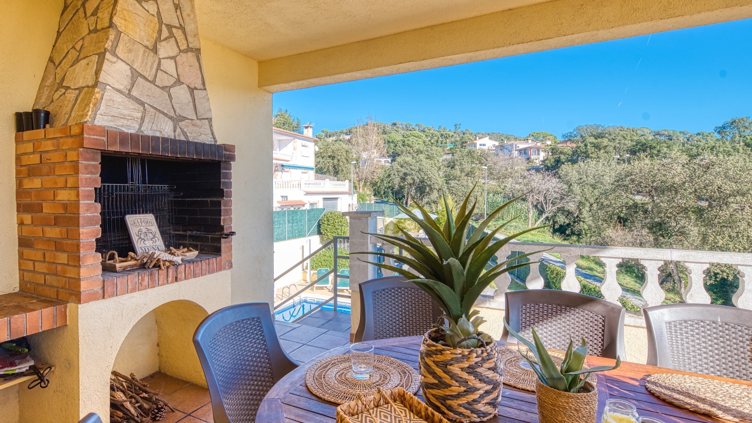 Villas de vacances Costa Brava Espagne - Villa Holiday - Espace barbecue