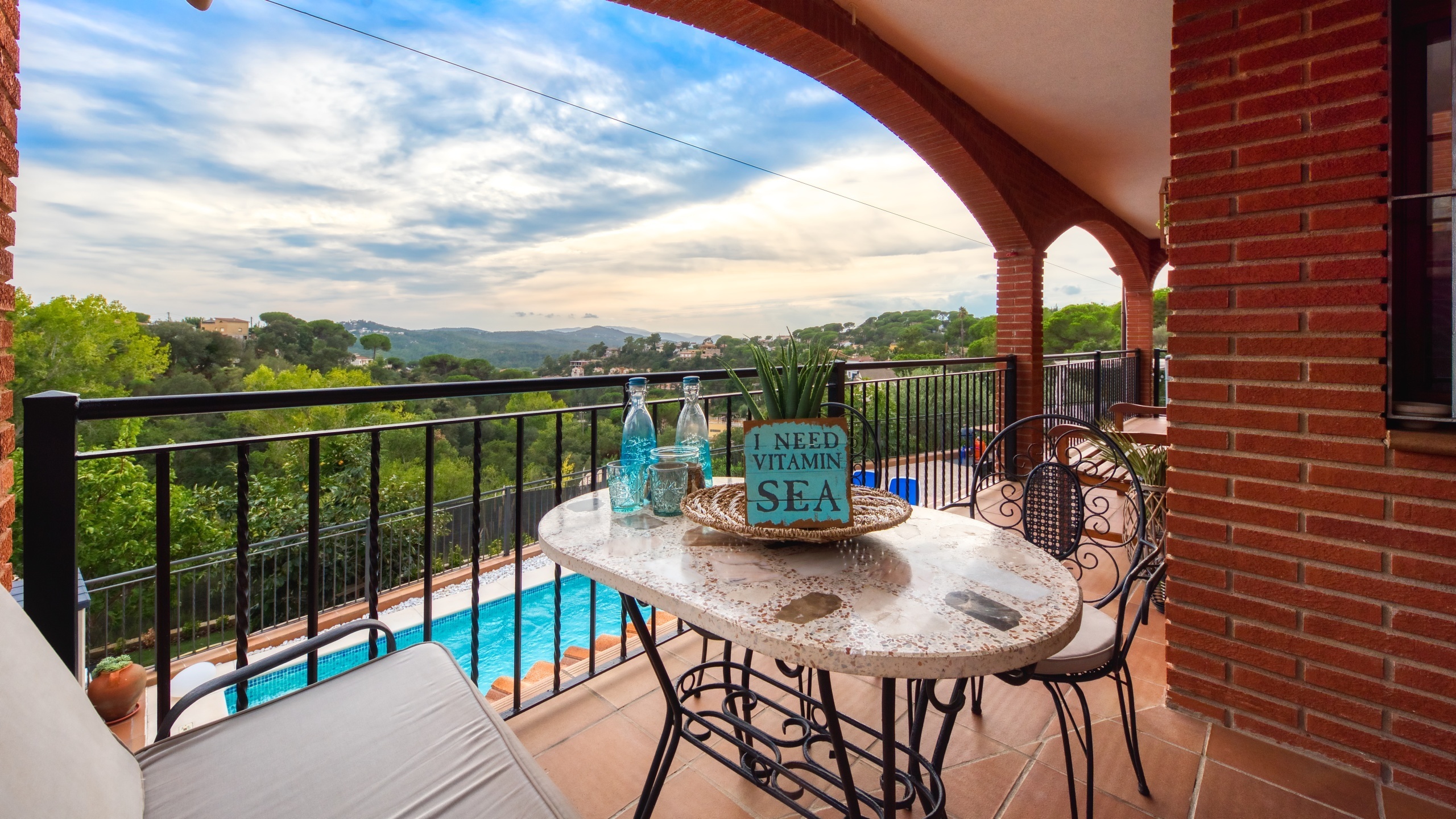 Holiday villas Costa Brava Spain - Villa Verger - Terrace