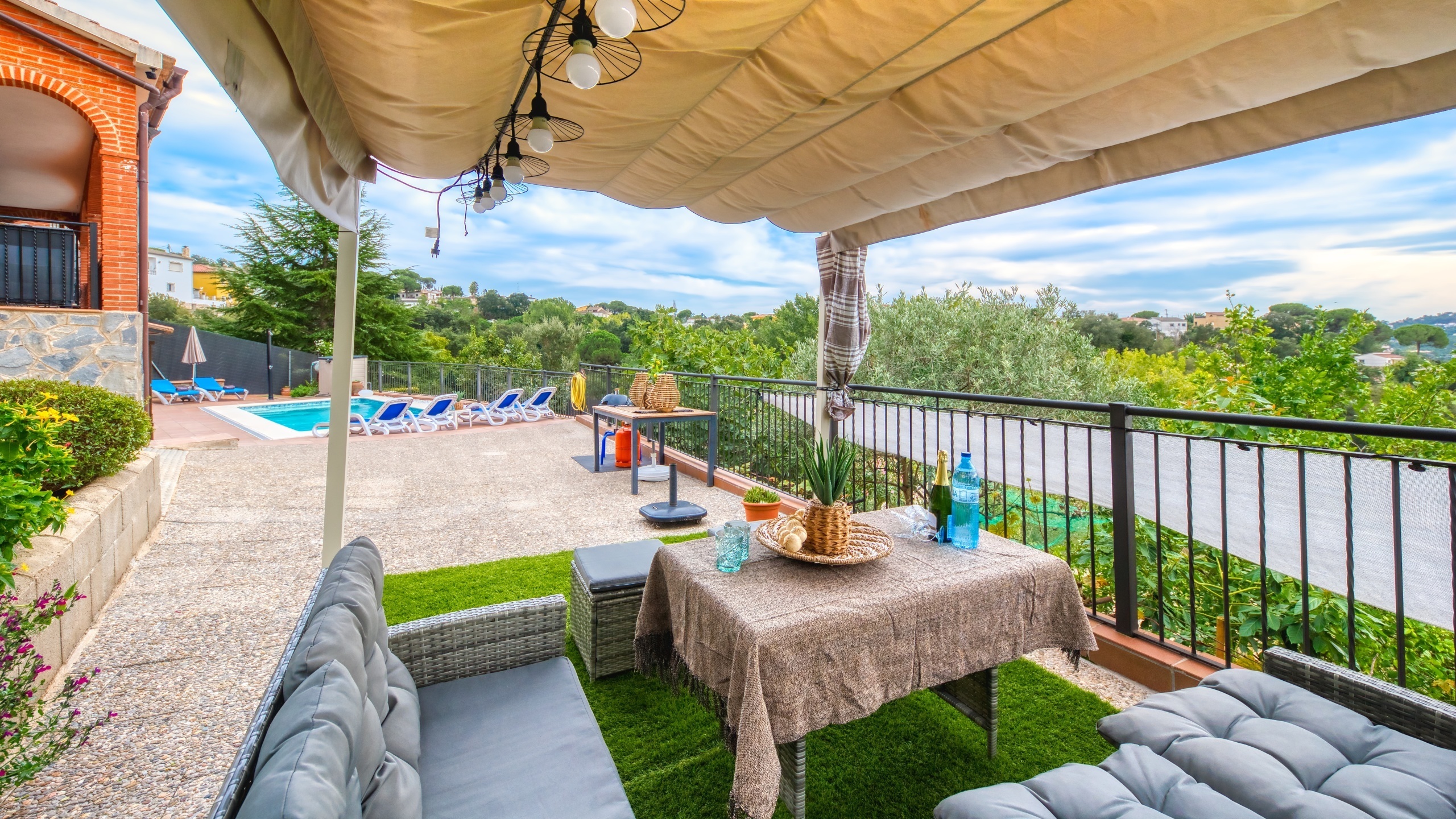 Holiday villas Costa Brava Spain - Villa Verger - Lounge area