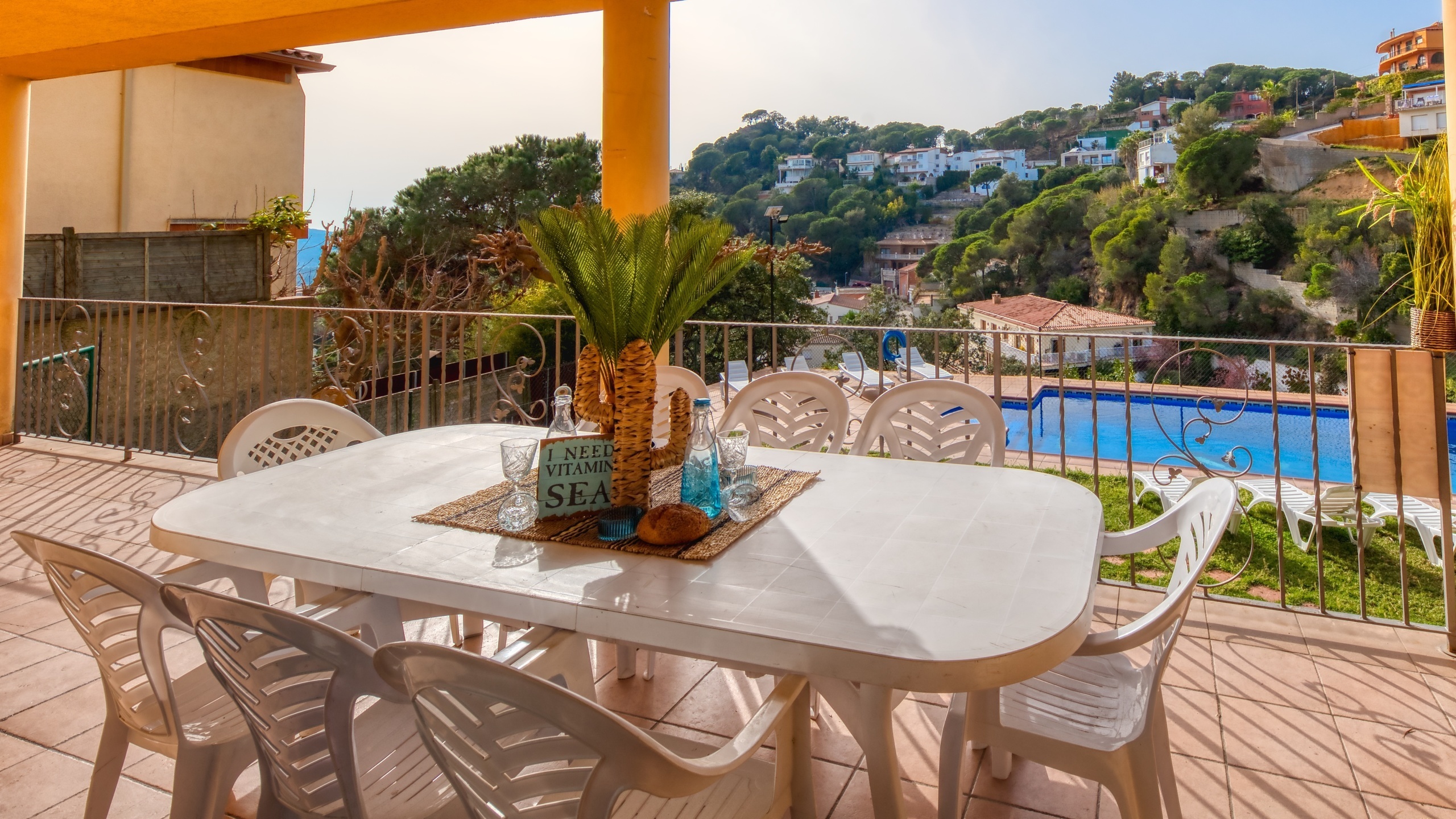 Holiday villas Costa Brava Spain - Villa Marysol - Terrace