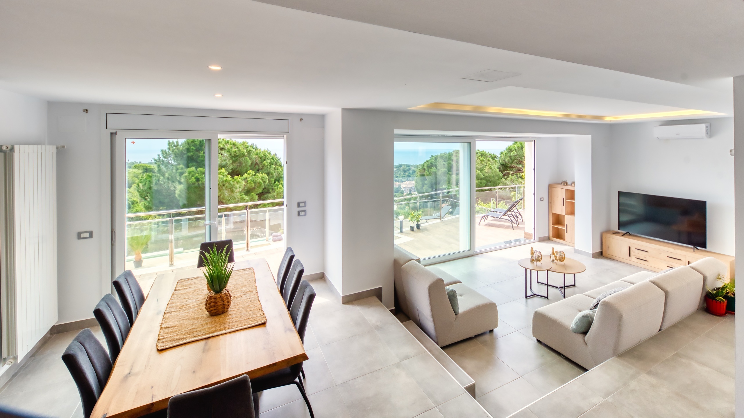 Holiday villas Costa Brava Spain - Villa BellaVista - Living area