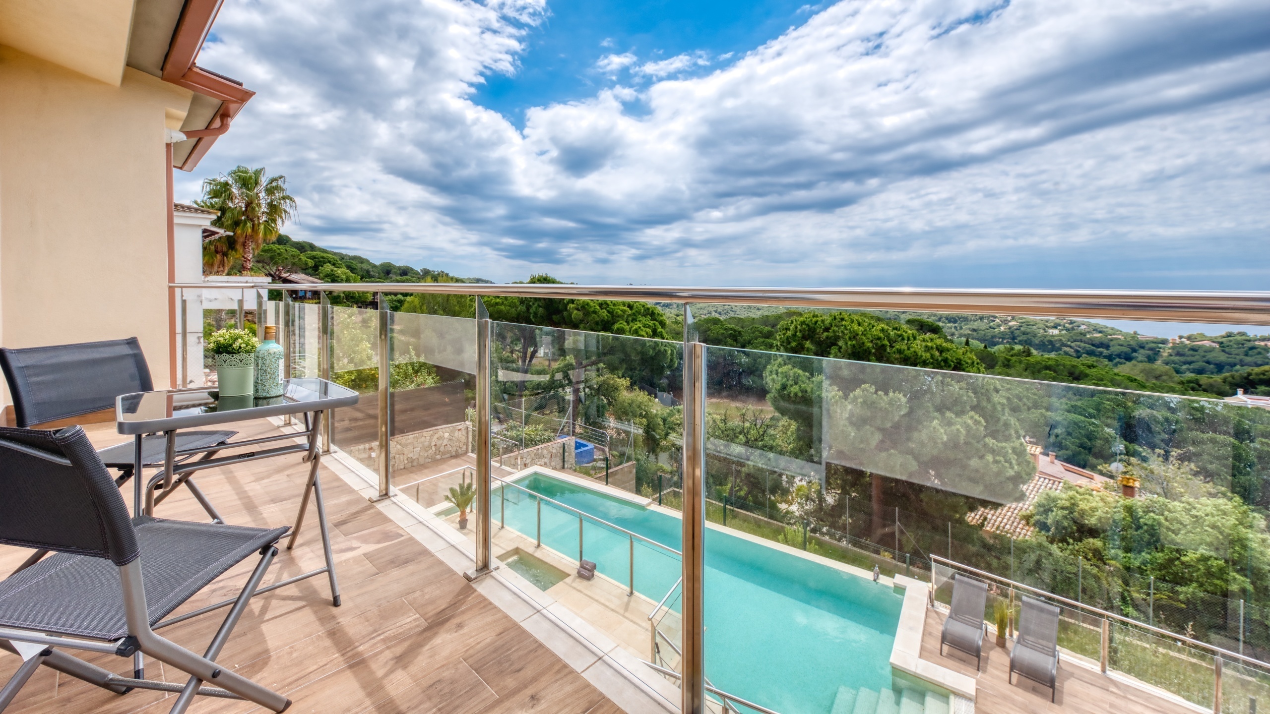 Holiday villas Costa Brava Spain - Villa BellaVista - Terrace