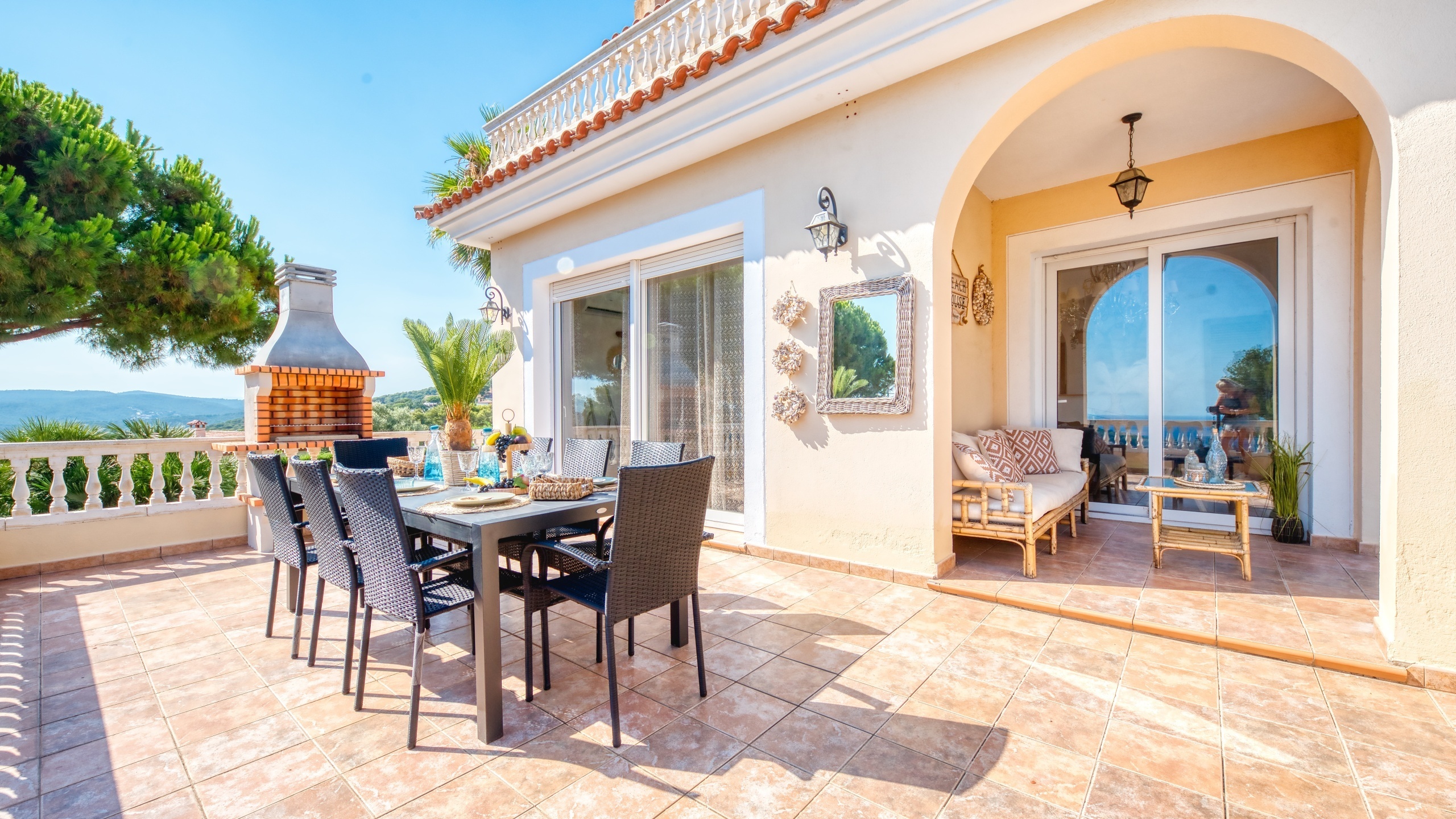 Holiday villas Costa Brava Spain - Villa Ibiza - Terrace