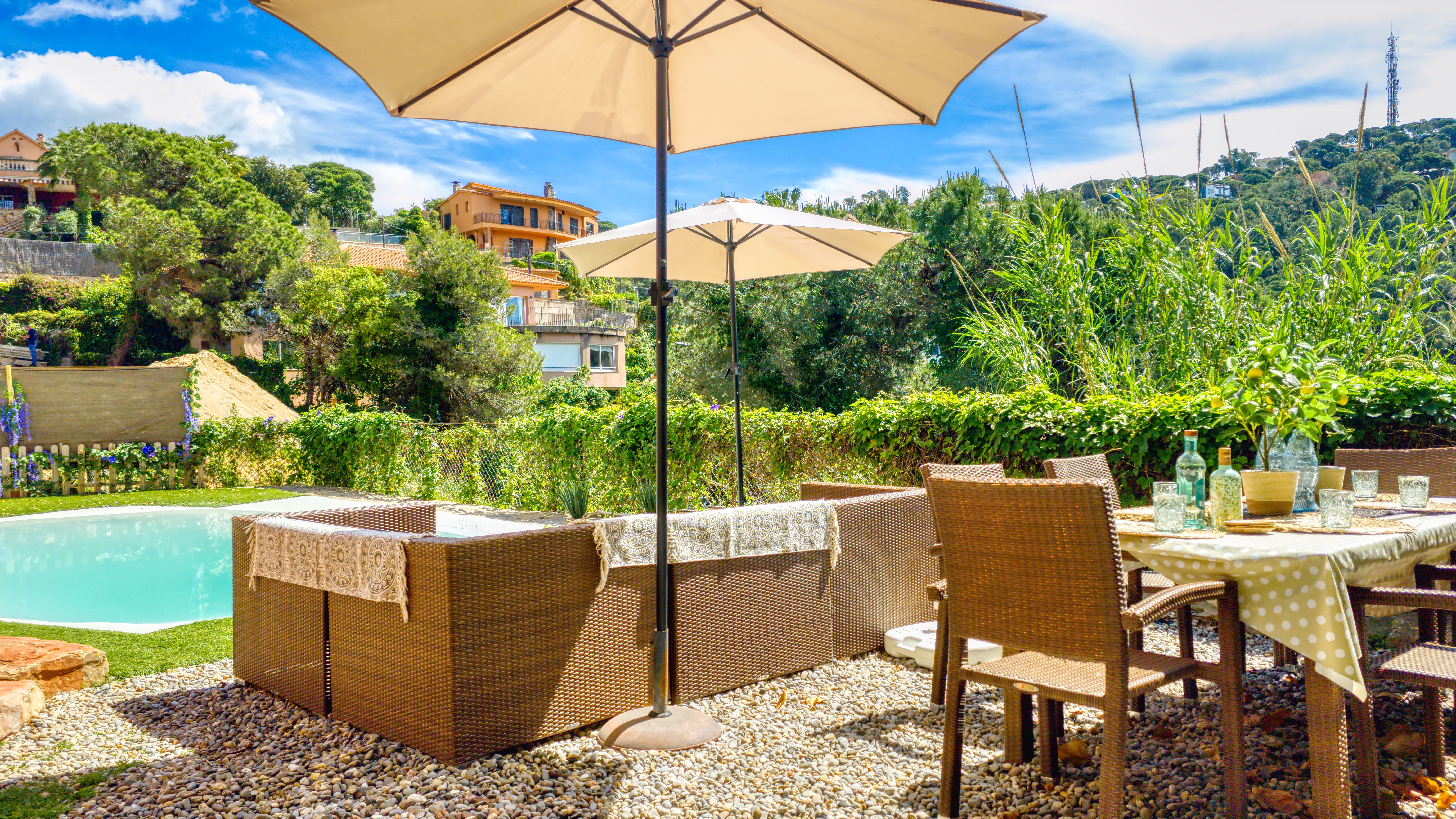 Holiday villas Costa Brava Spain - Villa Sunny Beach - Garden
